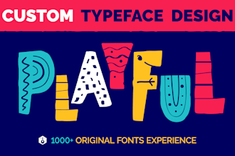 design a custom typeface with full commercial rights