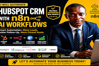automate hubspot CRM with n8n ai workflows