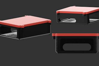do 3d cad, raspberry pi enclosure, snap fit, waterproof pcb, electronics housing