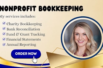do nonprofit bookkeeping and prepare financial statements for annual reporting