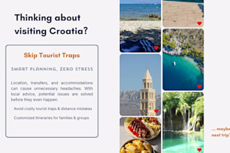 be your personal travel concierge and planner for croatia