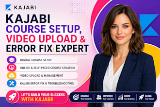 do kajabi digital course online course self paced course video upload error fix