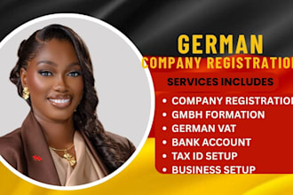 do germany company registration, ug gmbh formation, vat registration, elster tax