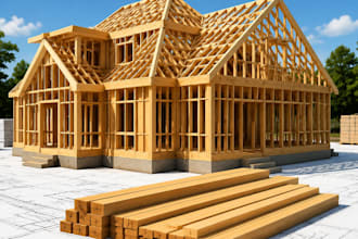 do boq for wood framing and roof structure projects