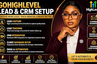 gohighlevel lead capture generation lead tracking email crm integration client
