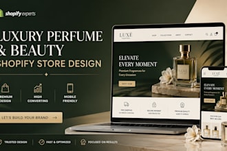 design perfume shopify store fragrance website cologne store beauty website