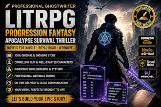 ghostwriter litrpg progression fantasy thriller novel kindle royal road webnovel
