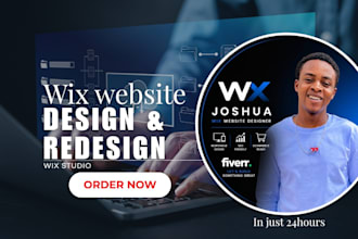 build wix ecommerce website, wix website redesign, wix studio