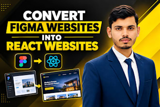 convert figma design to HTML CSS tailwind CSS javascript or react