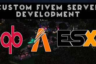 be your custom fivem server developer for any framework, esx, qbcore, qbox