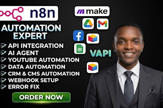 setup n8n make com ai automation, make com scenerio airtable zapier n8n workflow