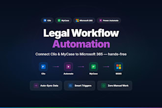 build clio mycase microsoft 365 power automate legal workflow automation