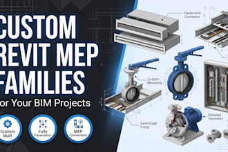 design high quality parametric revit mep families