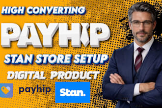 create, design and optimize your payhip store for sales