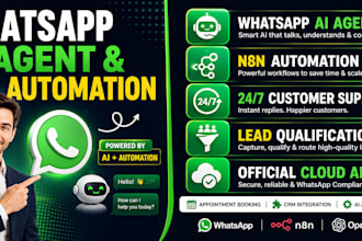 build whatsapp ai agent for lead qualification using n8n and cloud api