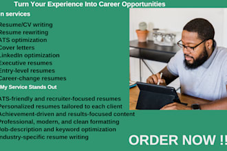 write a professional ats resume and CV