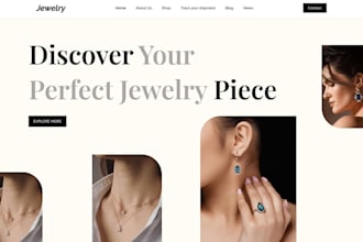 design squarespace jewelry boutique handmade fine jewelry designer store