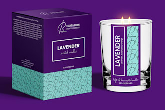 candle label design, vintage luxury candle label, DIY candle care stickers label