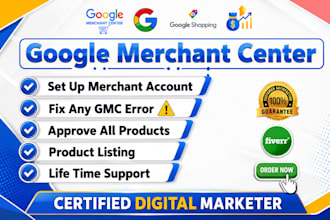 setup google merchant center and shopping ads campaign