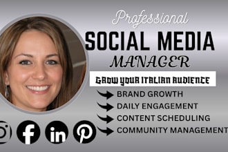 create a monthly social media content calendar for italian businesses