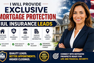 provide exclusive mortgage protection iul insurance leads