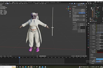 vrchat avatar furry avatar vrm vrchat commission fursona toggles 3d model nsfw