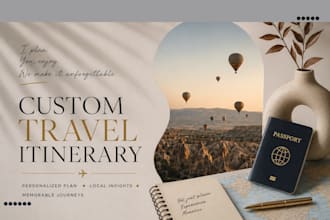 create a customize travel plan for you and your family