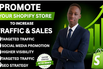 promote your shopify store to increase traffic and sales