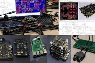 design drone uav robotics pcb, pixhawk, px4, ardupilot, ai ros2, slam controller