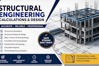 do structural engineering calculations, analysis and design california oregon vi