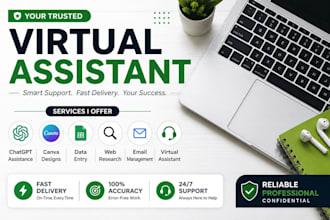 be your ai virtual assistant using chatgpt and canva