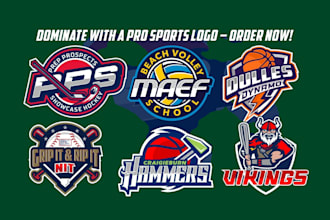 do sports logo and brand identity for your team