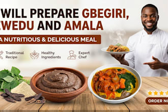 do gbegiri, ewedu and amala for a nutritious meal