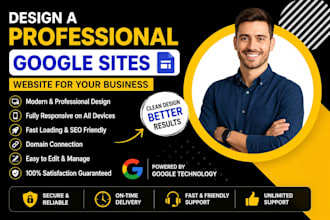 design a professional google sites website for your business
