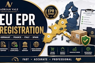 handle eu epr registration and compliance for germany, spain, italy, and france