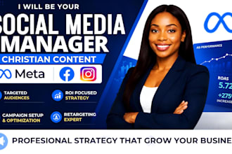 be your christian social media manager for faith based content