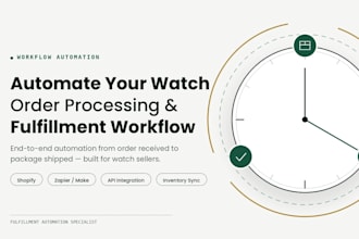 automate your watch order processing and fulfillment workflow