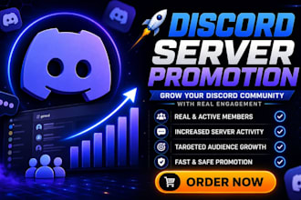 promote your discord server to real users with targeted advertising