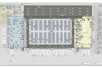 design distribution center layouts warehouse plans and  logistic maps