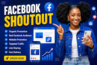 shoutout promote share website link to targeted twitter ig fb USA UK audience