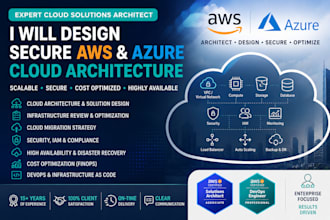 design secure AWS and azure cloud architecture