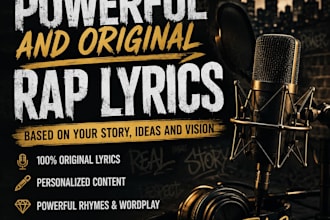 write powerful and original rap lyrics