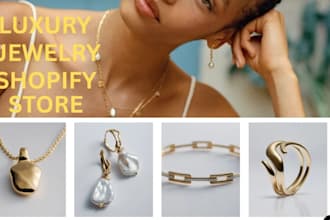 design a luxury shopify jewelry store that converts visitors into buyers