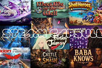 create custom steam capsule art steam store page graphics cover artwork banner