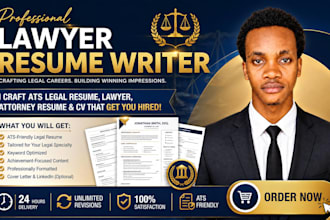 write an ats optimized resume for legal professionals
