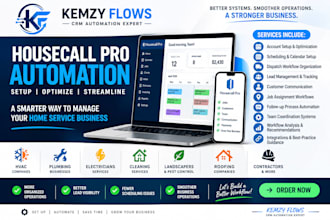 set up housecall pro automation