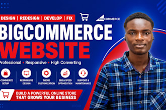 build bigcommerce online store design ecommerce website redesign ecommerce setup