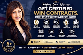 do mbe certification, wbe,wosb, dbe,hubzone,8a,samgov,cage code