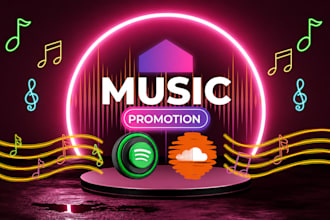 promote your song with spotify, youtube, tiktok, radio and music blog promotion