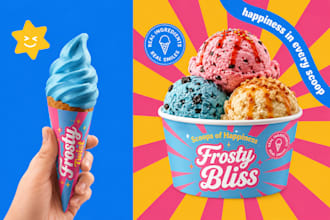 design a restaurant logo or food branding